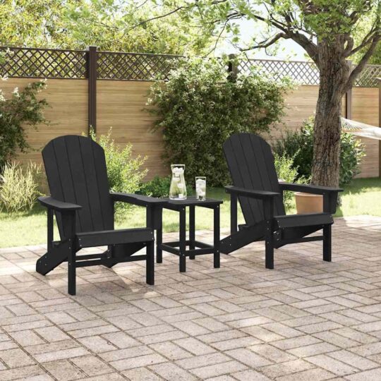 3335832 4 Mobilier de lounge pentru grădină 3 pcs Negru 38 x 38 x 46cm 3335832 4