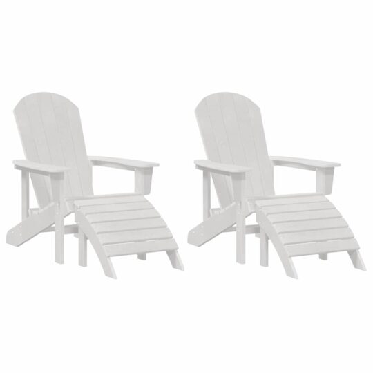Alternative view of Mobilier de lounge pentru grădină 2 pcs Alb 74 x 82 x 90cm