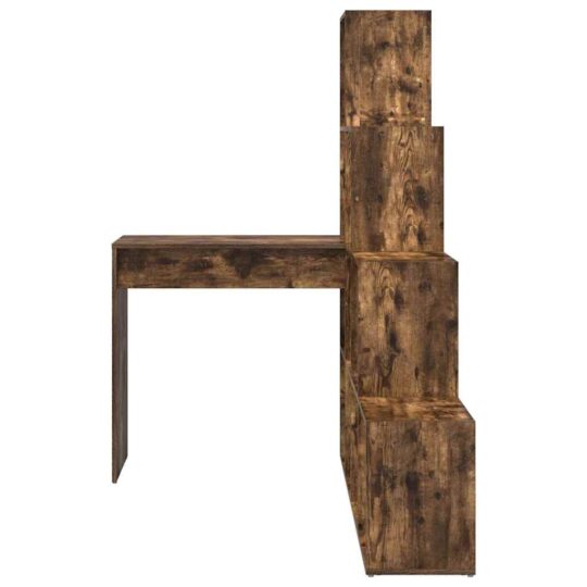 3337245 4 Birou de colț cu raft Stejar afumat 101.5 x 149.5 x 149.5 cm 3337245 4