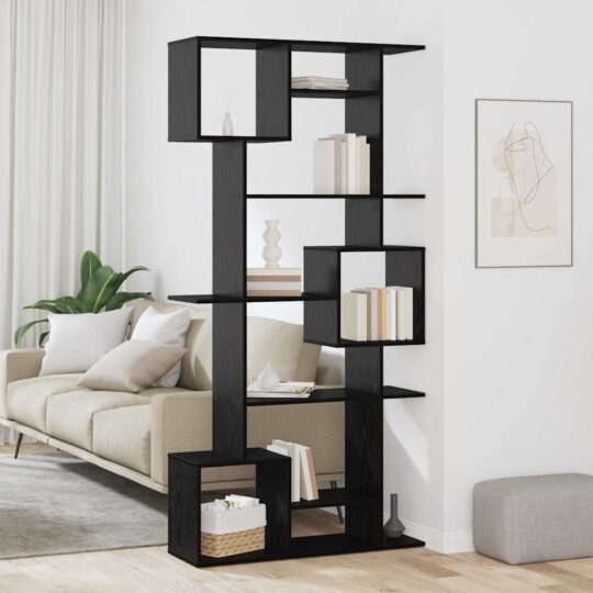 Dulap pentru cărți Stejar negru 92 x 29 x 188 cm Lemn compozit