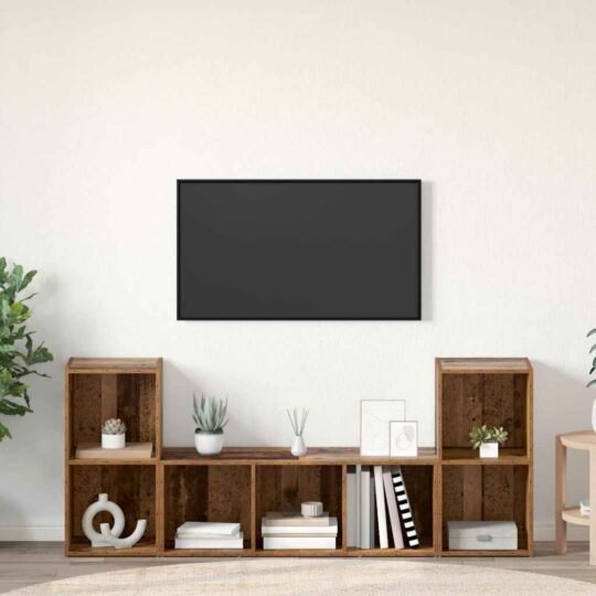 Cabinet TV 3 pcs Maro 107 x 35 x 37 cm Lemn compozit