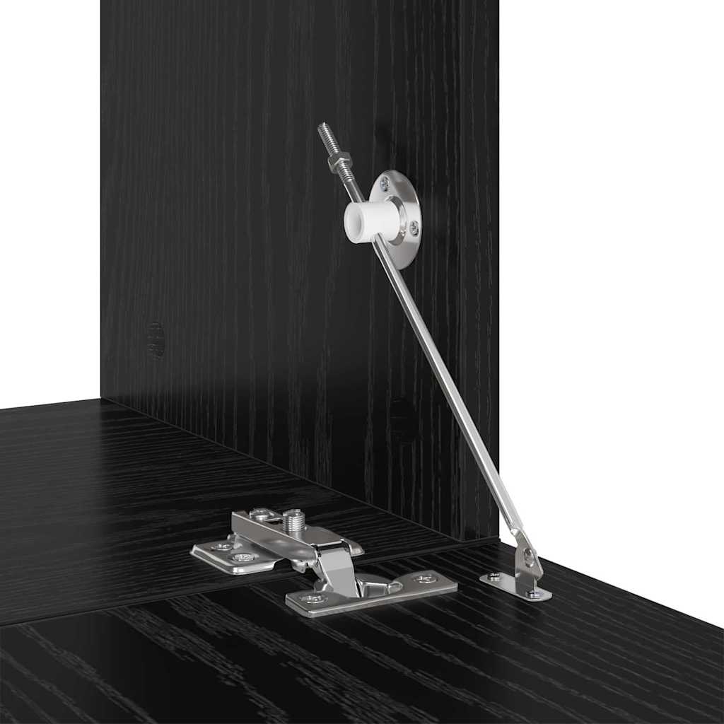 3393490 11 Set comodă TV Pe perete 9 pcs Stejar negru Lemn compozit Set comodă TV Pe perete 9 pcs Stejar negru Lemn compozit - imagine 11