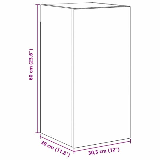 3393490 12 Set comodă TV Pe perete 9 pcs Stejar negru Lemn compozit 3393490 12