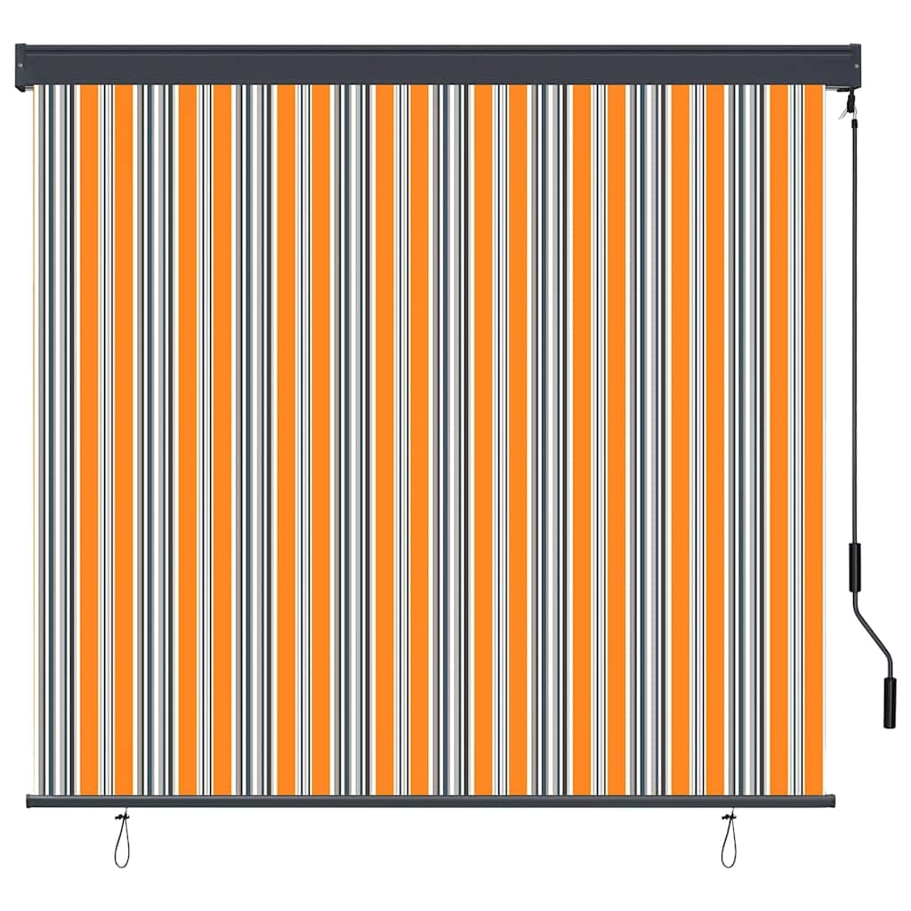 362082 2 Jaluzea Rulou de Exterior Dungi Galben și albastru 180 x 250 cm Jaluzea Rulou de Exterior Dungi Galben și albastru 180 x 250 cm - imagine 2