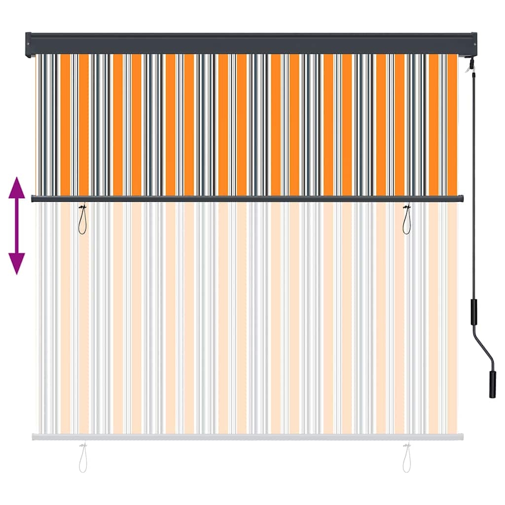 362082 7 Jaluzea Rulou de Exterior Dungi Galben și albastru 180 x 250 cm Jaluzea Rulou de Exterior Dungi Galben și albastru 180 x 250 cm - imagine 7