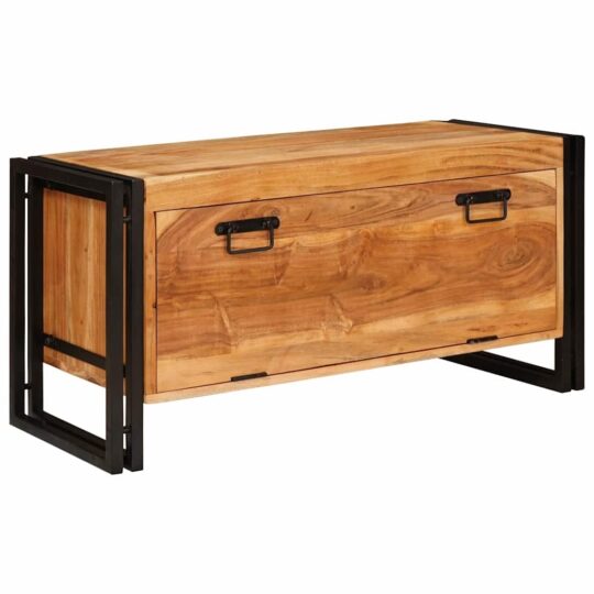 Alternative view of Dulap pentru pantofi Maro 90 x 38 x 45 cm lemn masiv de acacia