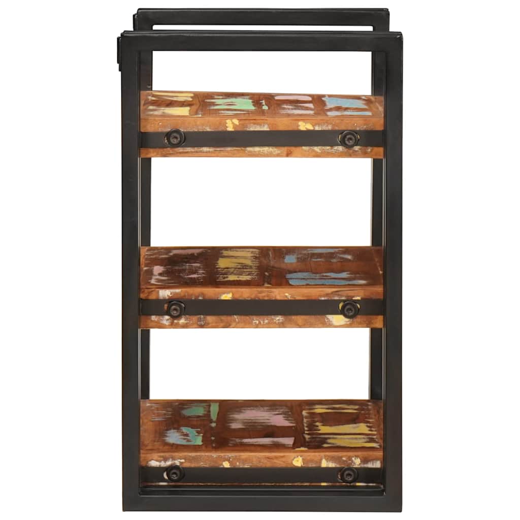 4016732 5 Noptieră Maro și negru 38 x 33 x 58 cm Lemn Solid Recuperat Noptieră Maro și negru 38 x 33 x 58 cm Lemn Solid Recuperat - imagine 5