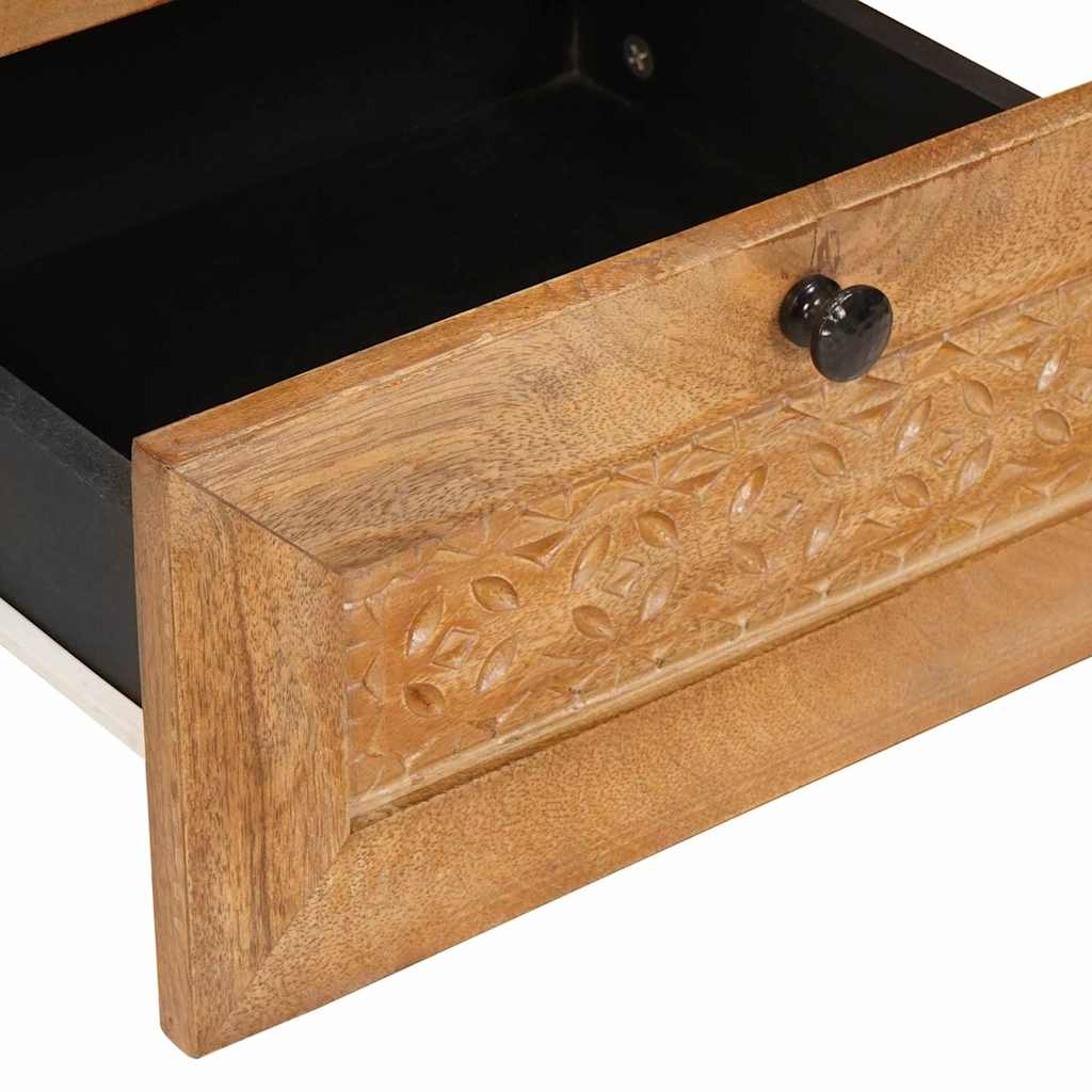 4018078 8 Noptieră Maro deschis 40 x 33 x 46 cm Lemn masiv de mango Noptieră Maro deschis 40 x 33 x 46 cm Lemn masiv de mango - imagine 8