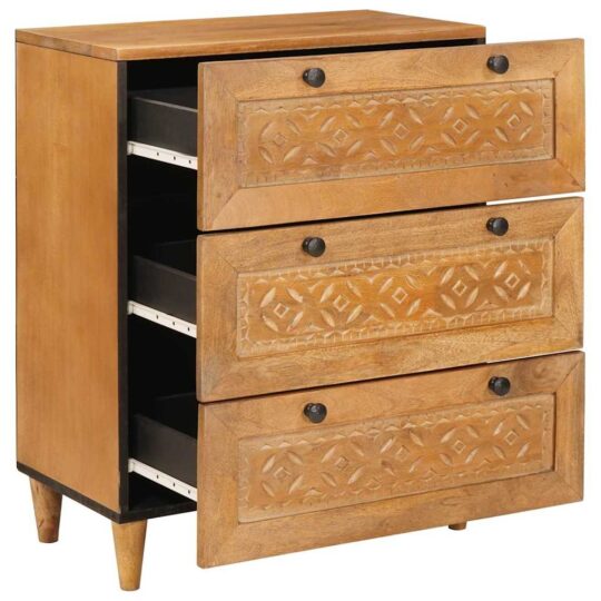 Alternative view of Bufet Maro deschis 60 x 33 x 75 cm Lemn masiv de mango