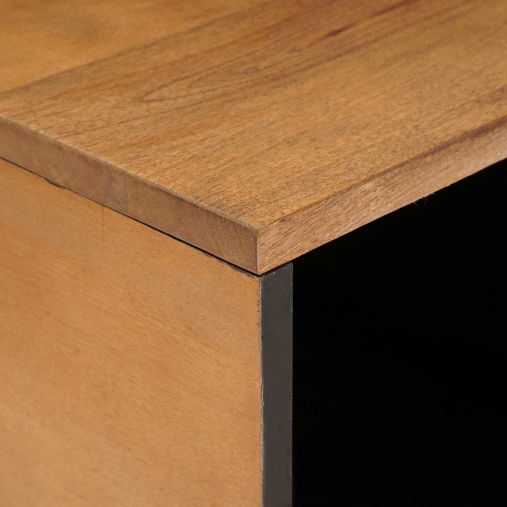 4018084 6 Masă de cafea Maro deschis 80 x 50 x 40 cm Lemn masiv de mango Masă de cafea Maro deschis 80 x 50 x 40 cm Lemn masiv de mango - imagine 6