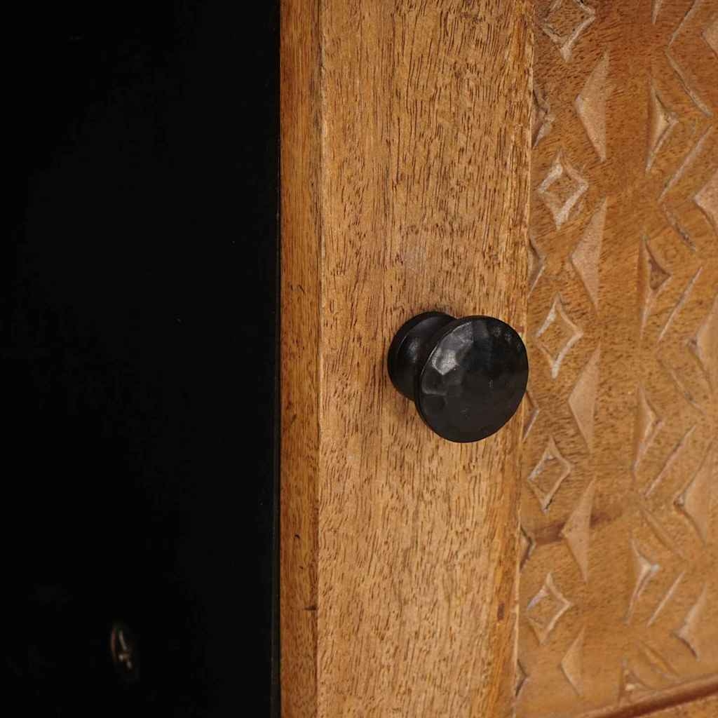 4018084 7 Masă de cafea Maro deschis 80 x 50 x 40 cm Lemn masiv de mango Masă de cafea Maro deschis 80 x 50 x 40 cm Lemn masiv de mango - imagine 7