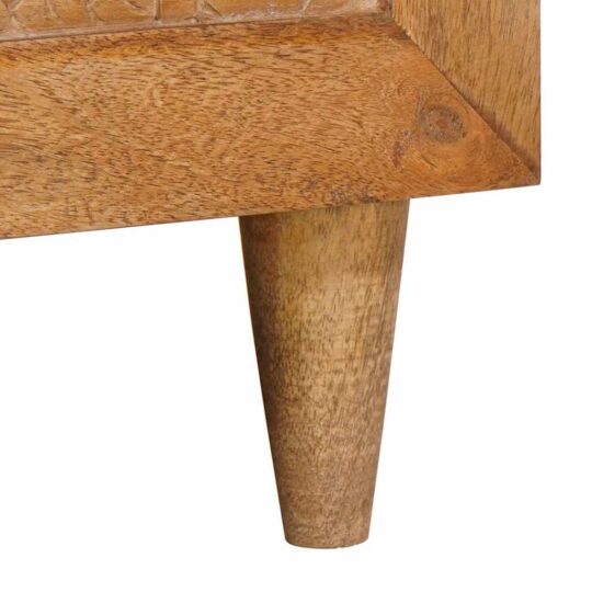 4018084 8 Masă de cafea Maro deschis 80 x 50 x 40 cm Lemn masiv de mango 4018084 8