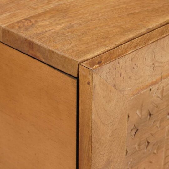 4018085 6 Masă de cafea Maro deschis 80 x 50 x 40 cm Lemn masiv de mango 4018085 6