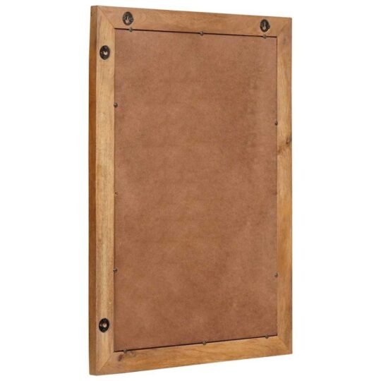 4018111 3 Oglindă Maro deschis 57 x 70 x 3 cm Lemn masiv de mango 4018111 3