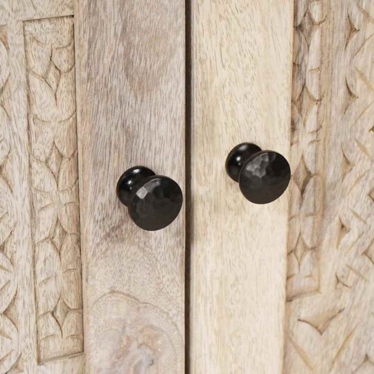 4018135 6 Dulap de Baie Pe perete Alb 62 x 33 x 58 cm Lemn solid de mango 4018135 6