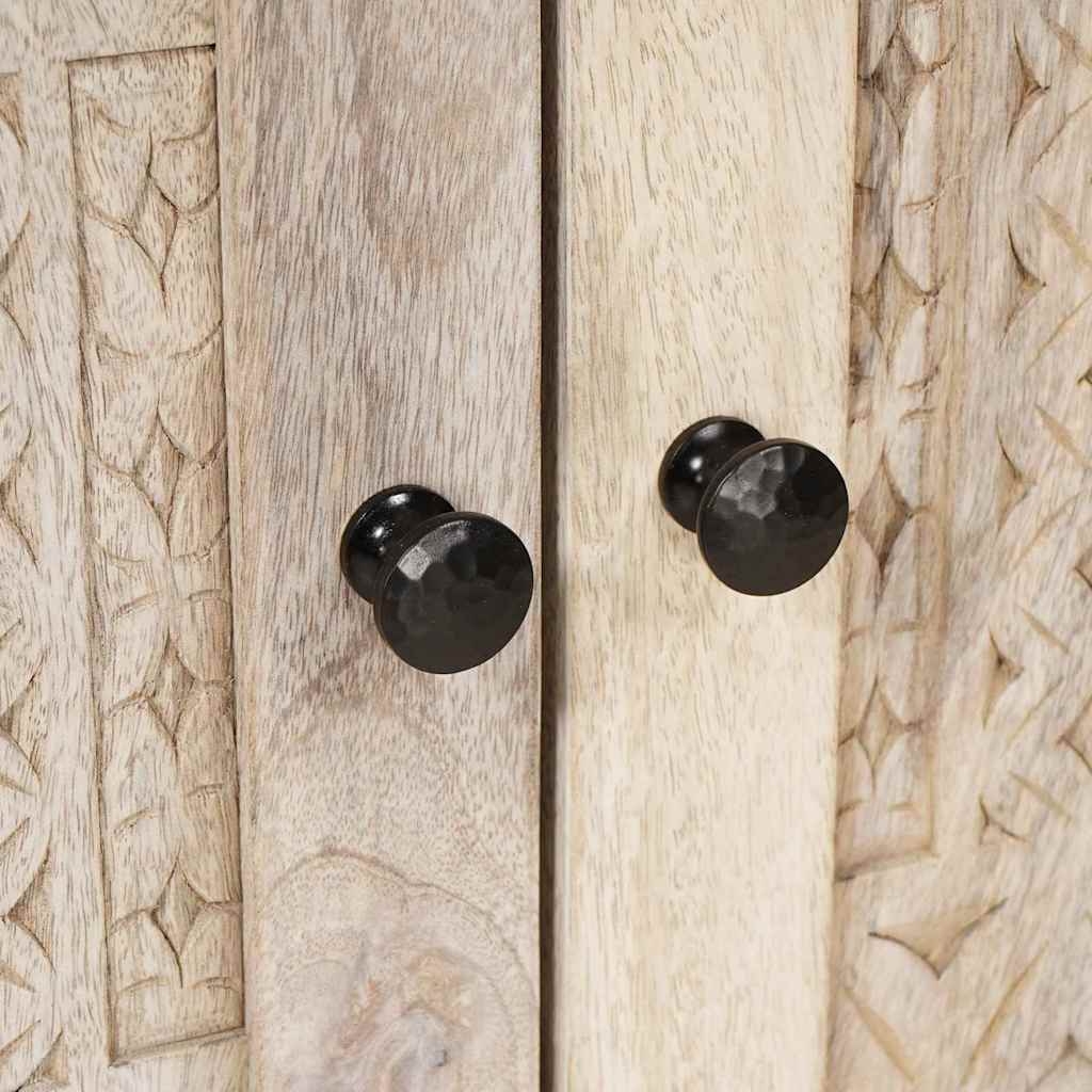 4018135 6 Dulap de Baie Pe perete Alb 62 x 33 x 58 cm Lemn solid de mango Dulap de Baie Pe perete Alb 62 x 33 x 58 cm Lemn solid de mango - imagine 6