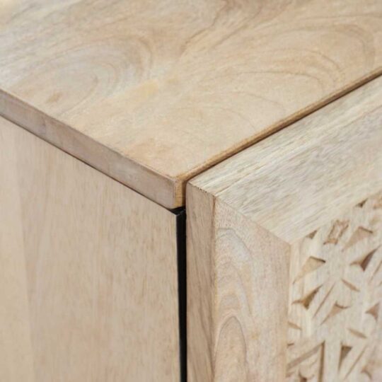 4018137 5 Dulap de Baie cu ușă Alb 38 x 33.5 x 160 cm Lemn solid de mango 4018137 5