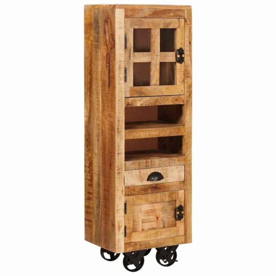 Alternative view of Bufet cu sertar Maro 40 x 30 x 120.5 cm Lemn masiv de mango