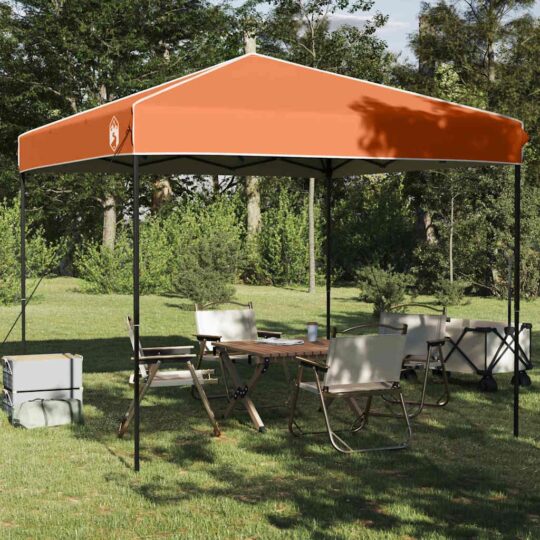 42007379 3 Cort Canopy Pop-up Portocaliu 250 x 250 cm țesătură 42007379 3