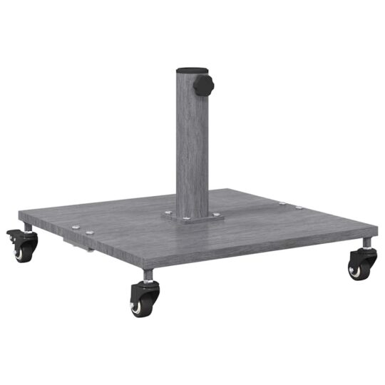 Alternative view of Bază pentru umbrele de exterior Aspect lemn gri închis