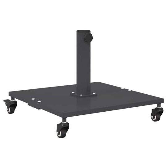 Alternative view of Bază pentru umbrele de exterior Gri închis 45 x 45 x 31 cm Oțel