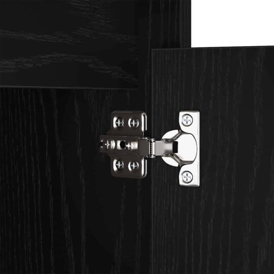 874148 10 Noptieră LED 2 pcs Stejar negru 38 x 34 x 61 cm Lemn compozit 874148 10