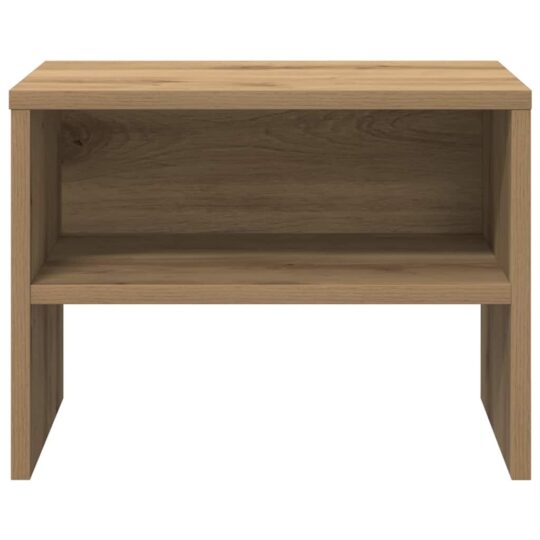 875005 5 Dulap de noapte stejar artizanal 40 x 40 x 30 cm Lemn compozit 875005 5