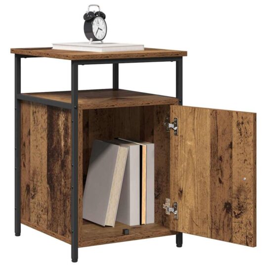 879501 3 Dulap de noapte Lemn vechi Lemn compozit 879501 3