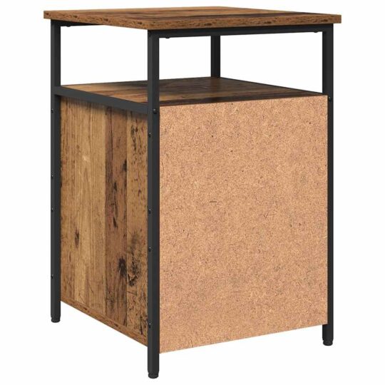 879501 8 Dulap de noapte Lemn vechi Lemn compozit 879501 8