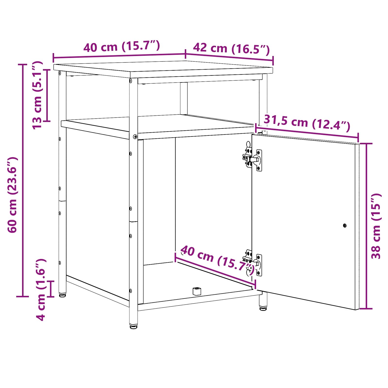 879502 13 Dulap de noapte 2 pcs Lemn vechi Lemn compozit Dulap de noapte 2 pcs Lemn vechi Lemn compozit - imagine 13