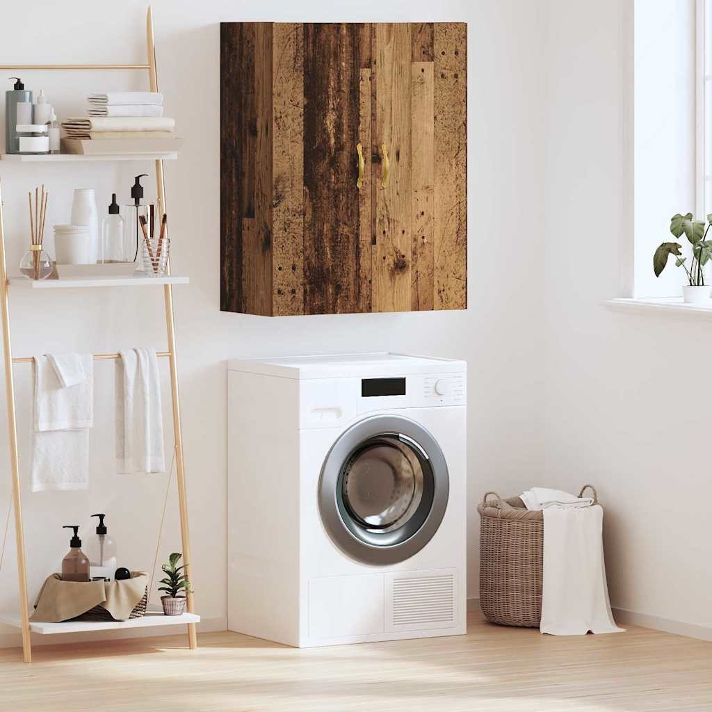 879510 1 Dulap montat pe perete Lemn vechi 69.5 x 34 x 90 cm Dulap montat pe perete Lemn vechi 69.5 x 34 x 90 cm