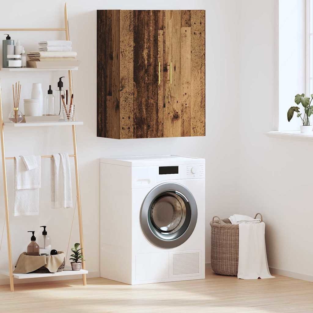 879513 1 Dulap montat pe perete Maro 69.5 x 34 x 90 cm Lemn compozit Dulap montat pe perete Maro 69.5 x 34 x 90 cm Lemn compozit