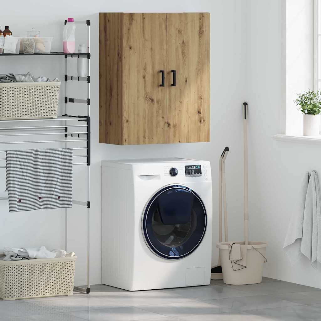 879517 1 Dulap montat pe perete Maro 69.5 x 34 x 90 cm Lemn compozit Dulap montat pe perete Maro 69.5 x 34 x 90 cm Lemn compozit