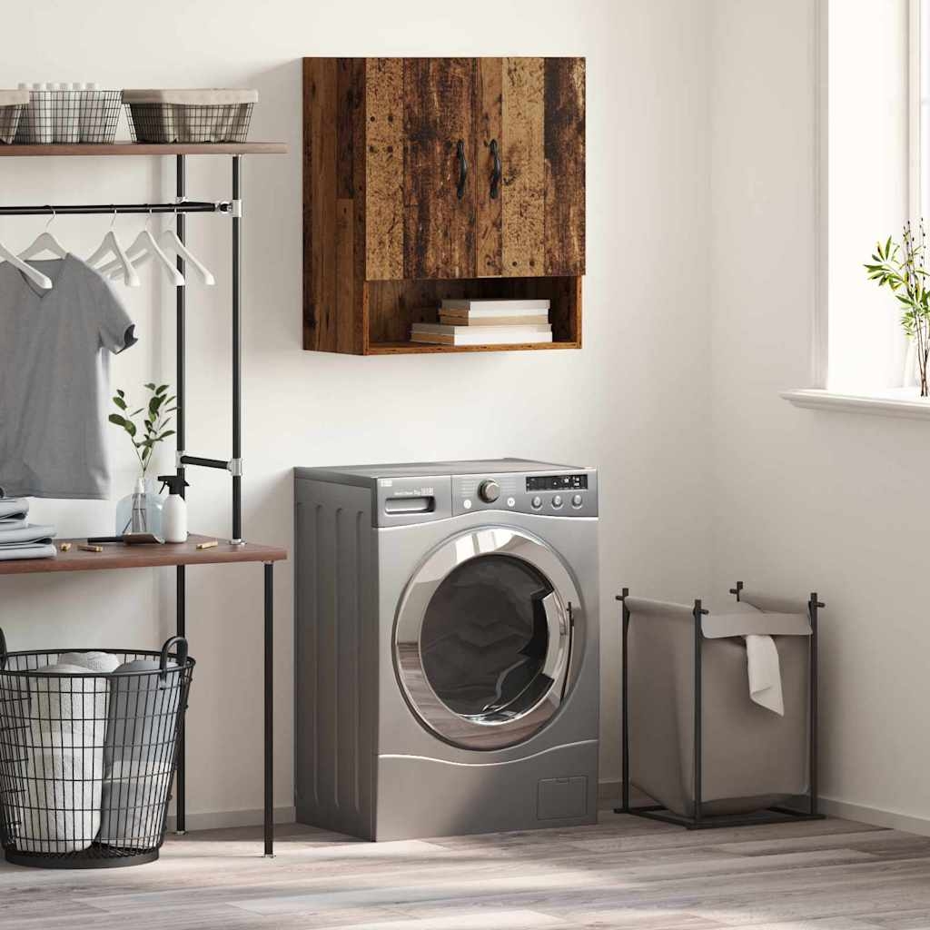 879537 1 Dulap de perete Lemn vechi 60 x 31 x 70 cm Lemn compozit Dulap de perete Lemn vechi 60 x 31 x 70 cm Lemn compozit