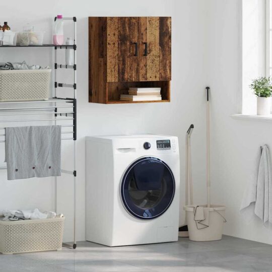 Dulap de perete Lemn vechi 60 x 31 x 70 cm Lemn compozit