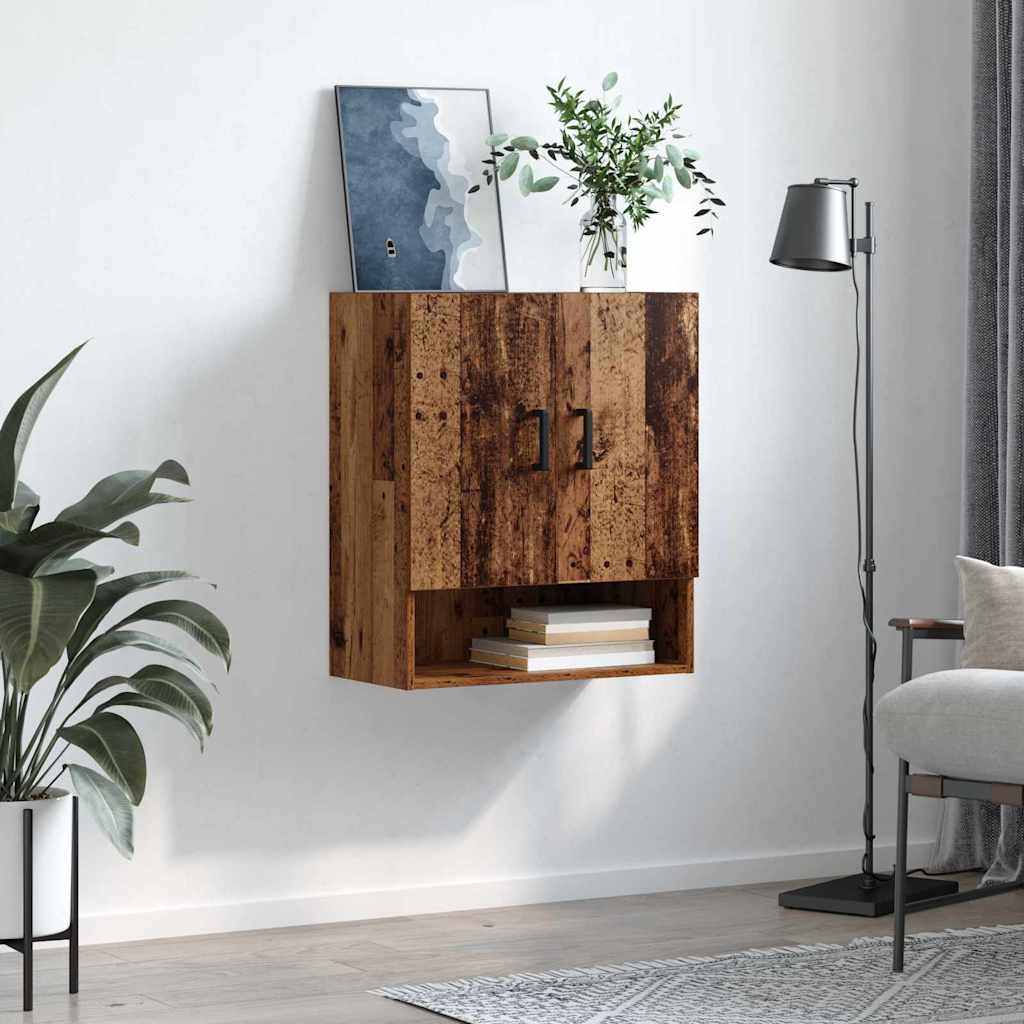 879540 4 Dulap de perete Lemn vechi 60 x 31 x 70 cm Lemn compozit Dulap de perete Lemn vechi 60 x 31 x 70 cm Lemn compozit - imagine 4