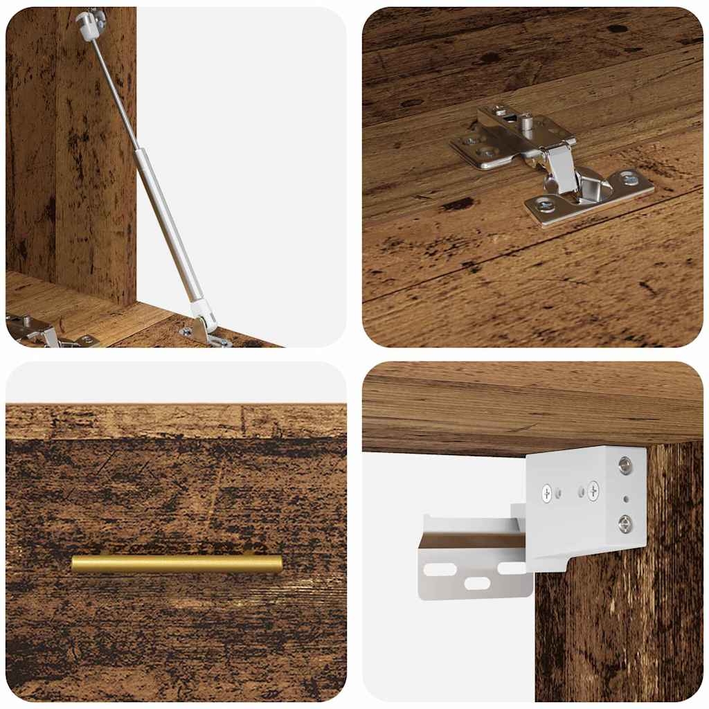 879555 9 Dulap de perete Lemn vechi 80 x 36.5 x 35 cm Lemn compozit Dulap de perete Lemn vechi 80 x 36.5 x 35 cm Lemn compozit - imagine 9