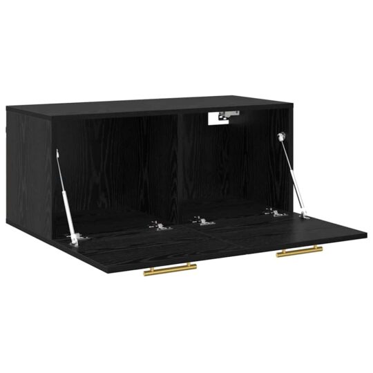 879557 5 Dulap de perete Stejar negru 80 x 36.5 x 35 cm Lemn compozit 879557 5