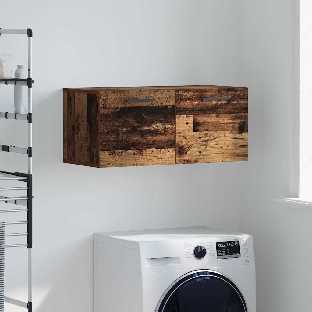 879558 1 Dulap de perete Lemn vechi 80 x 36.5 x 35 cm Lemn compozit Dulap de perete Lemn vechi 80 x 36.5 x 35 cm Lemn compozit