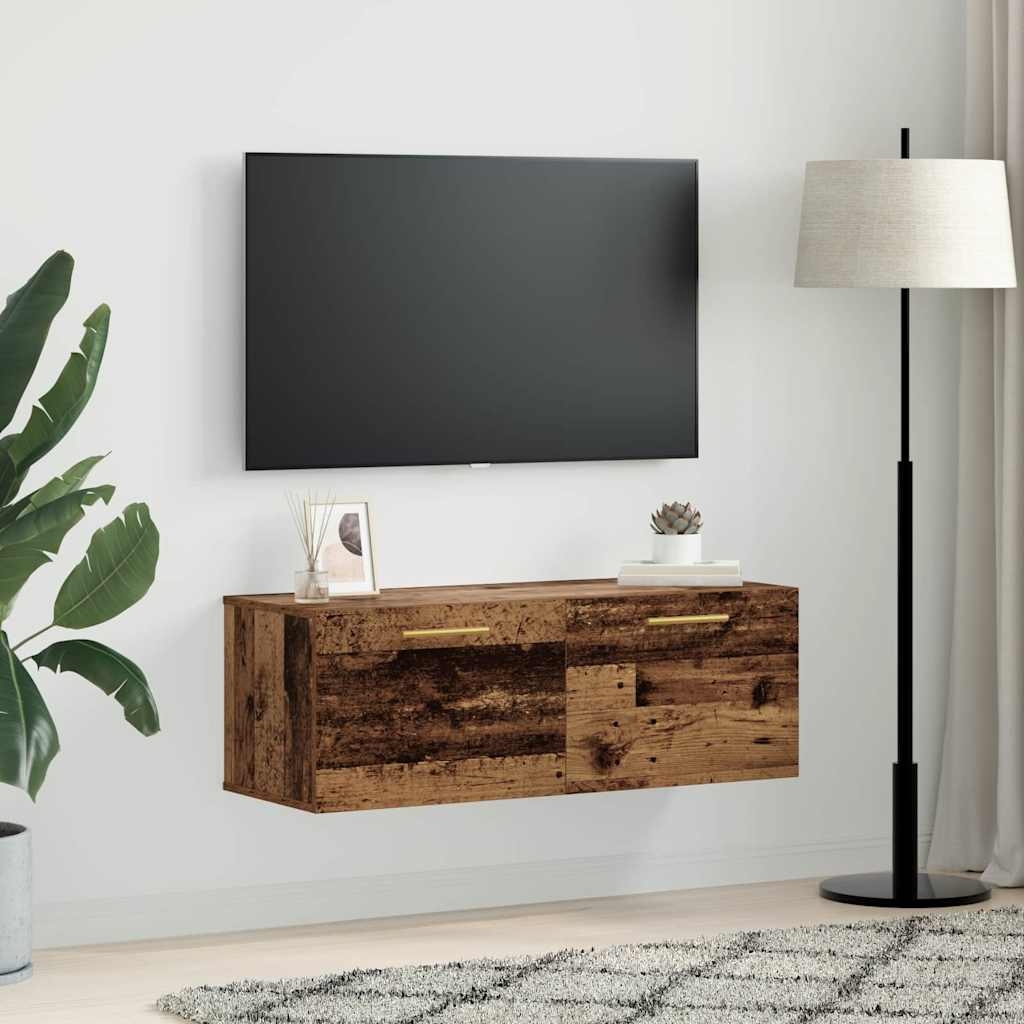 879564 4 Dulap de perete Lemn vechi 100 x 36.5 x 35 cm Lemn compozit Dulap de perete Lemn vechi 100 x 36.5 x 35 cm Lemn compozit - imagine 4