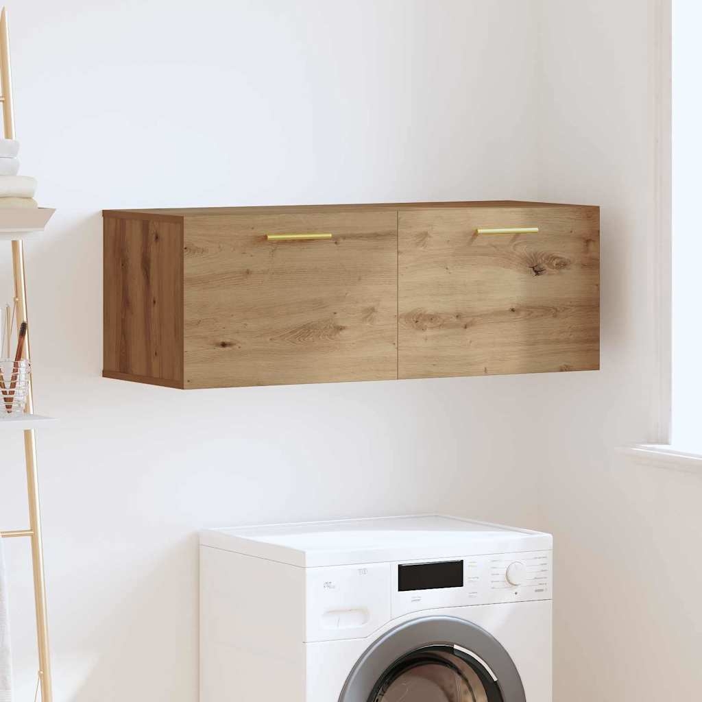 879565 1 Dulap de perete Pe perete stejar artizanal 100 x 36.5 x 35 cm Dulap de perete Pe perete stejar artizanal 100 x 36.5 x 35 cm