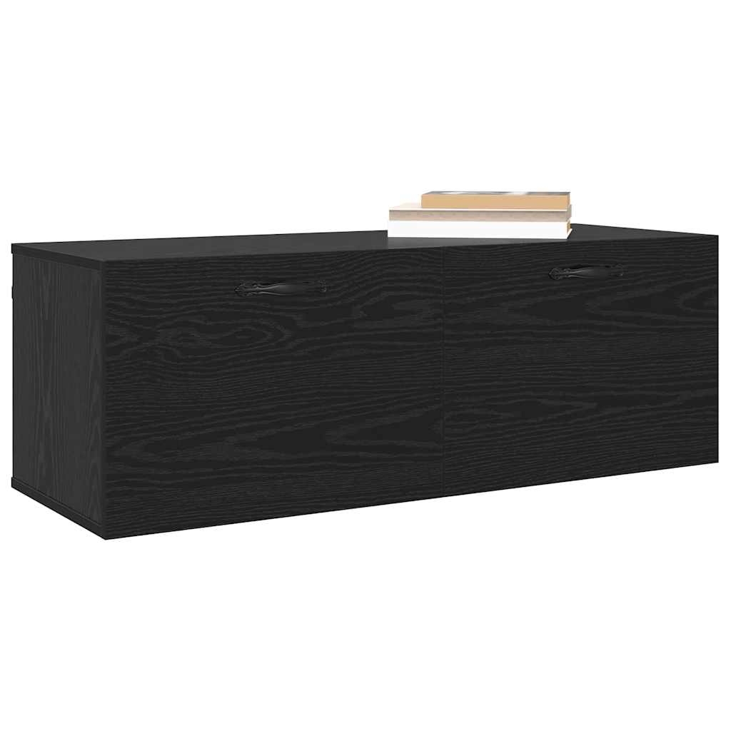 879569 3 Dulap de perete Stejar negru 100 x 36.5 x 35 cm Lemn compozit Dulap de perete Stejar negru 100 x 36.5 x 35 cm Lemn compozit - imagine 3