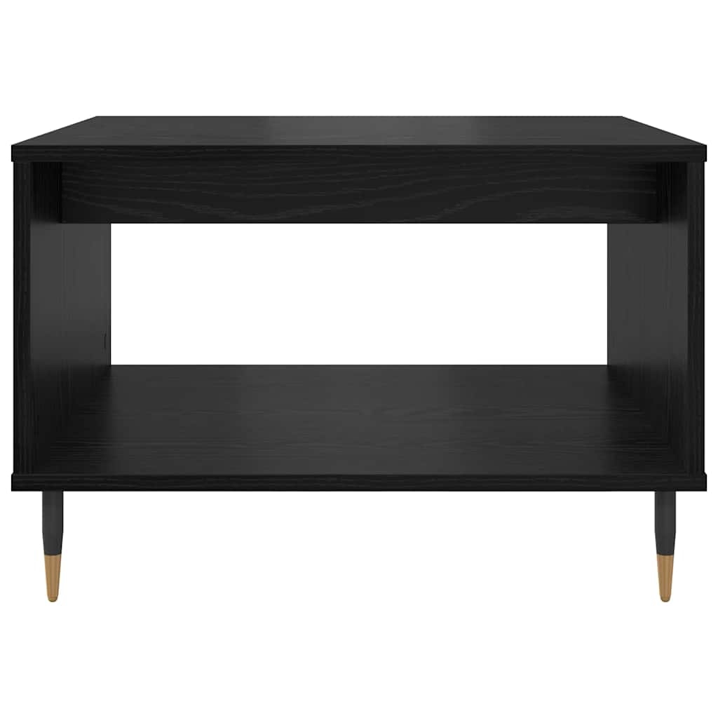 879608 5 Masă de cafea Stejar negru 60 x 50 x 40 cm Lemn compozit Masă de cafea Stejar negru 60 x 50 x 40 cm Lemn compozit - imagine 5
