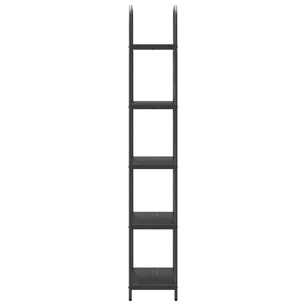 879851 6 Raft pentru cărți Stejar negru 60 x 30 x 183 cm Lemn compozit Raft pentru cărți Stejar negru 60 x 30 x 183 cm Lemn compozit - imagine 6