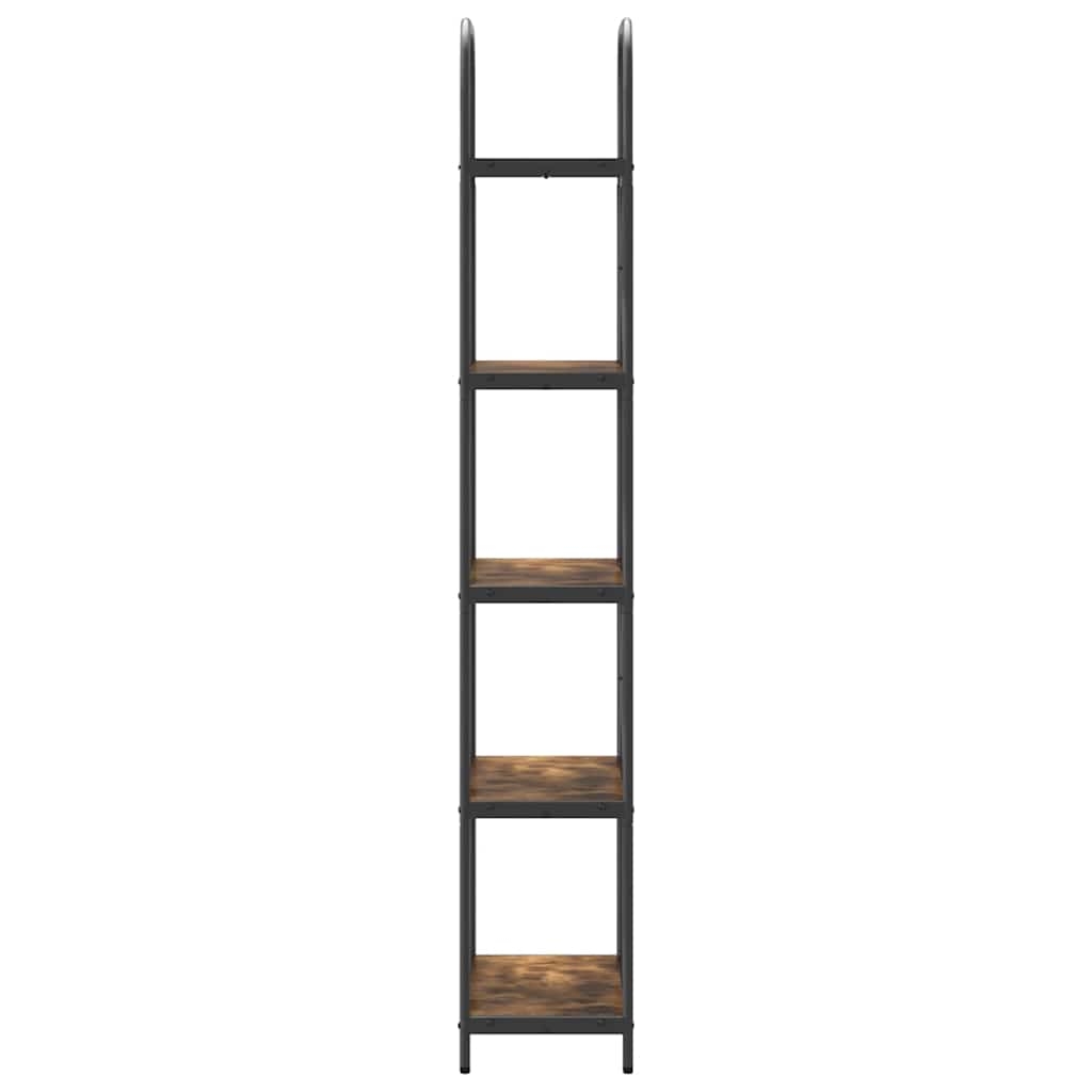 879853 6 Raft pentru cărți Stejar afumat 60 x 30 x 183 cm Lemn compozit Raft pentru cărți Stejar afumat 60 x 30 x 183 cm Lemn compozit - imagine 6
