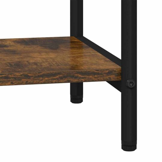 879853 8 Raft pentru cărți Stejar afumat 60 x 30 x 183 cm Lemn compozit 879853 8