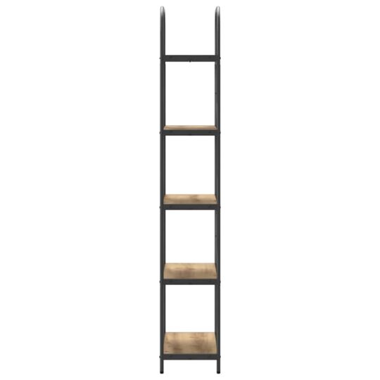 879856 6 Raft pentru cărți stejar artizanal 60 x 30 x 183 cm 879856 6