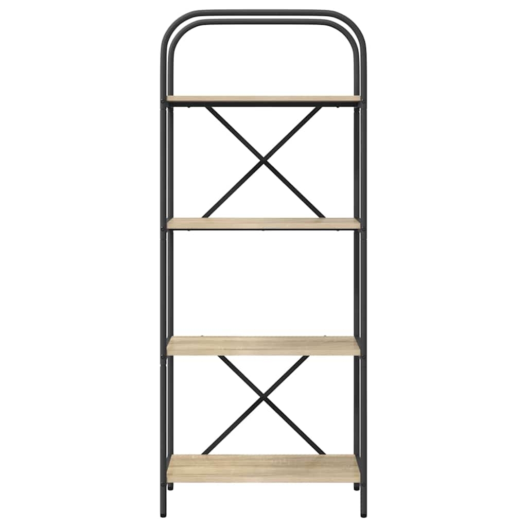 879858 5 Raft pentru cărți Stejar sonoma 60 x 30 x 146 cm Lemn compozit Raft pentru cărți Stejar sonoma 60 x 30 x 146 cm Lemn compozit - imagine 5