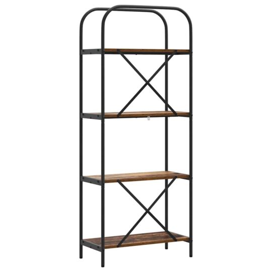 879861 7 Raft pentru cărți Lemn vechi 60 x 30 x 146 cm Lemn compozit 879861 7