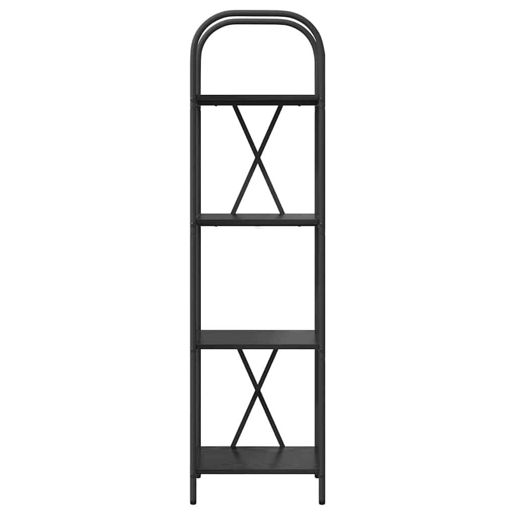 879875 5 Raft pentru cărți Stejar negru 40 x 30 x 146 cm Lemn compozit Raft pentru cărți Stejar negru 40 x 30 x 146 cm Lemn compozit - imagine 5